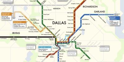 Dallas tren sistèm kat jeyografik