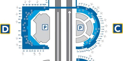 DFW ayewopò tèminal d a kat jeyografik